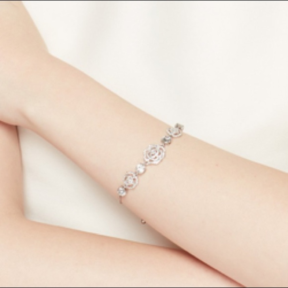 Kate Spade Silver Plated/Glass Bracelet